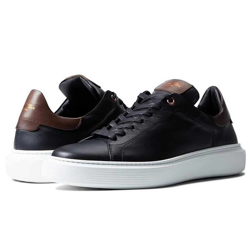 Good Man Brand Legend London Black Dark Vachetta Edge Italy Sneakers Mens 11.5